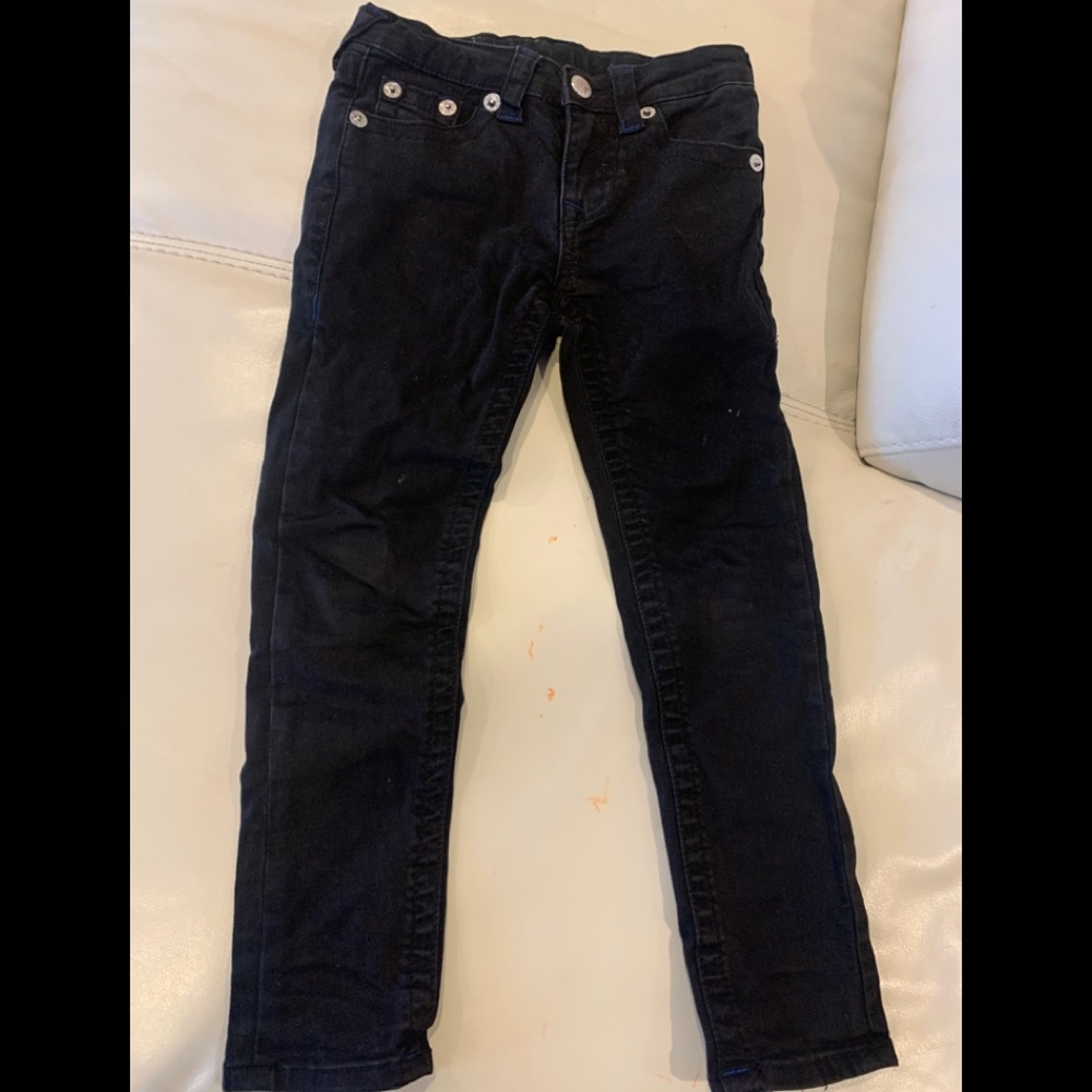 True religion black skinny jeans girls size 6